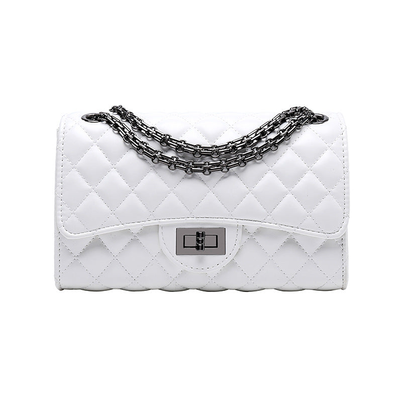 Diamond Plaid Chain Bag & Crossbody
