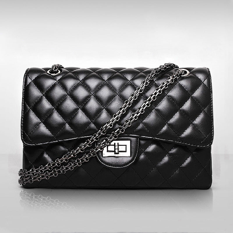 Diamond Plaid Chain Bag & Crossbody