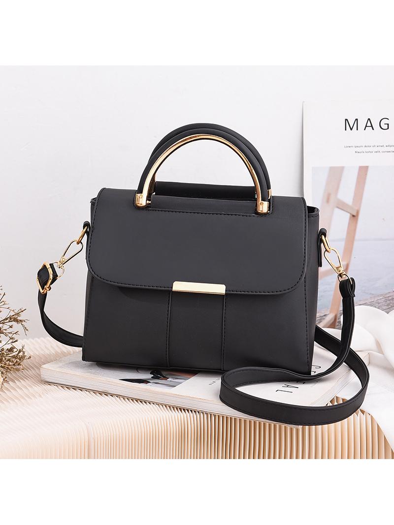 Quality matte colorful handbag with simple touches