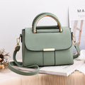 Quality matte colorful handbag with simple touches