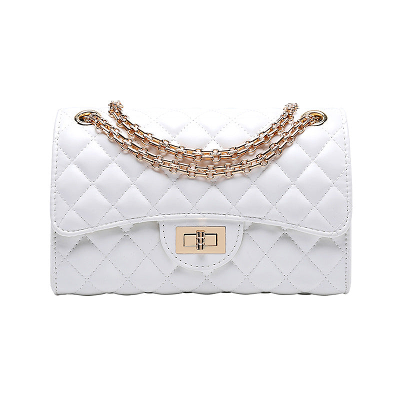 Diamond Plaid Chain Bag & Crossbody