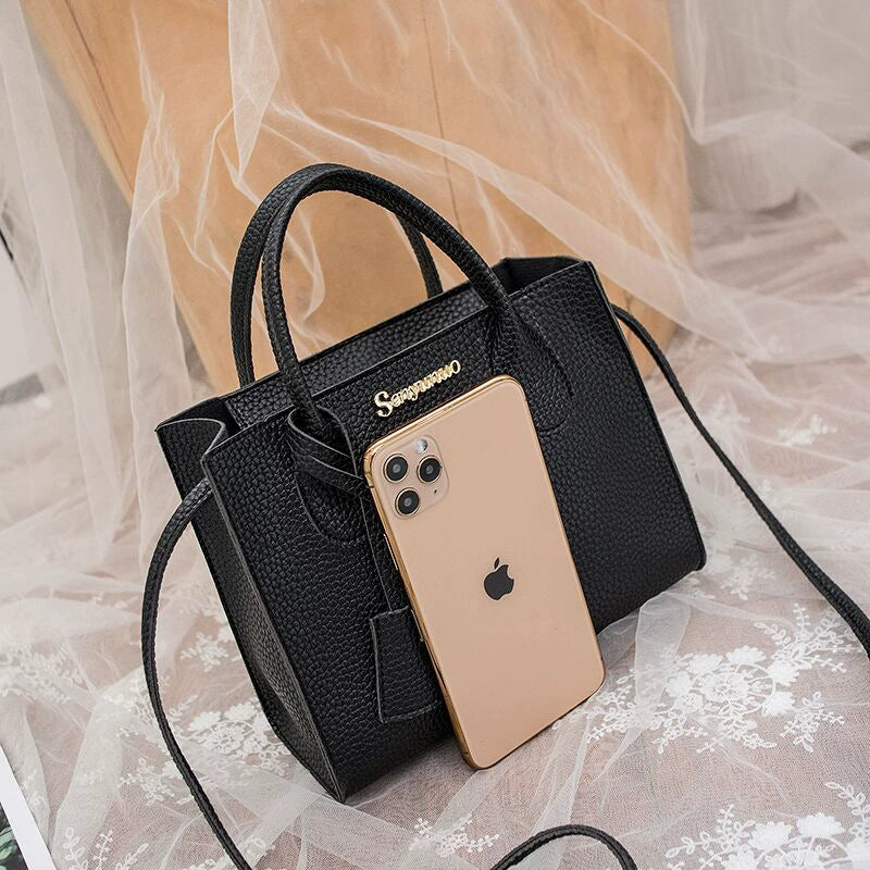 Litchi Pattern Women Handbag