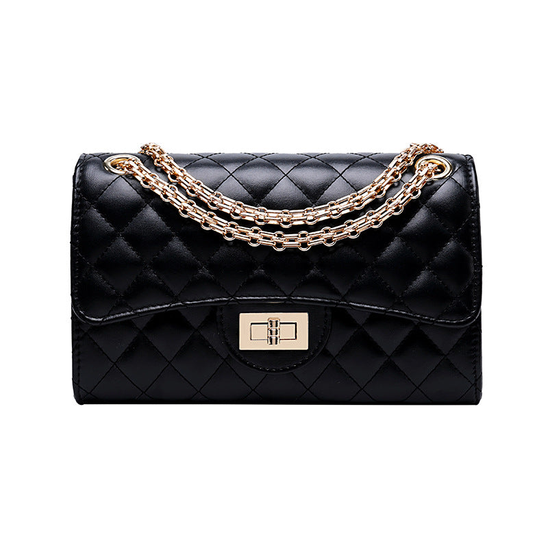 Diamond Plaid Chain Bag & Crossbody